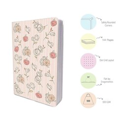Factor Notes The Pastel Pink Roses Dot Grid FN2014